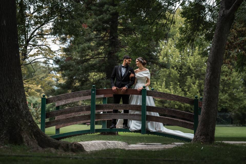 Pont dans le parc