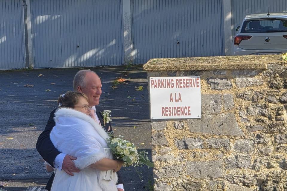 Arrivé des mariés