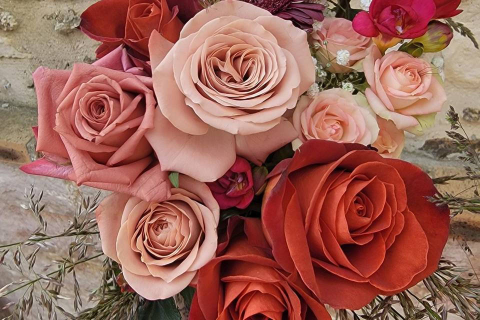 Bouquet terracotta