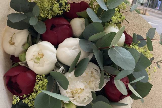 Bouquet de pivoines
