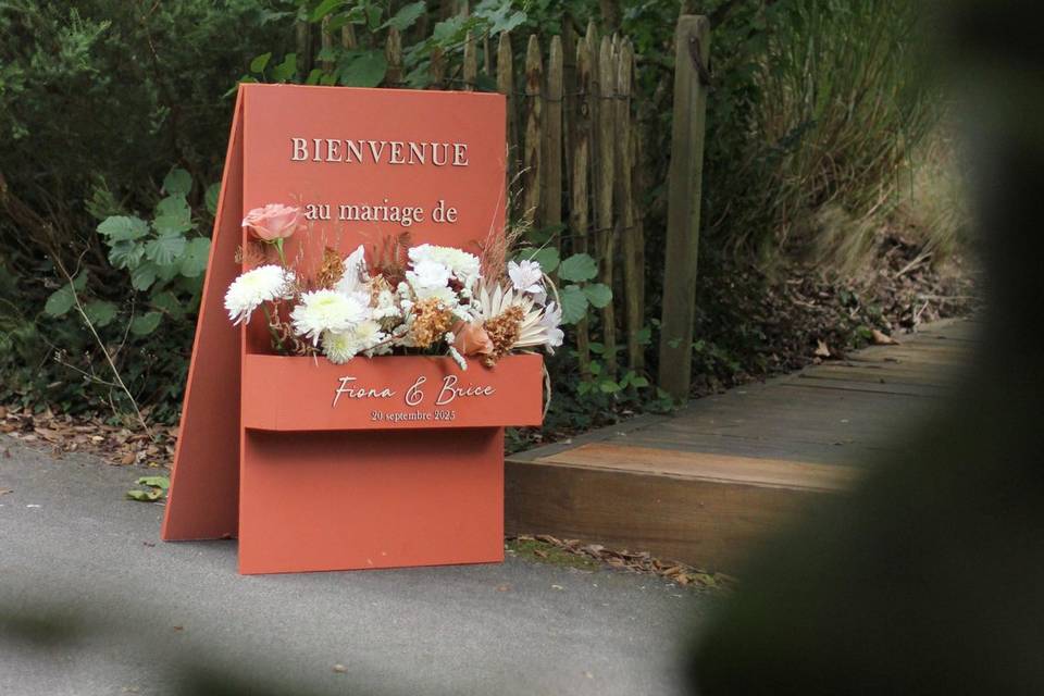 Panneau de bienvenue