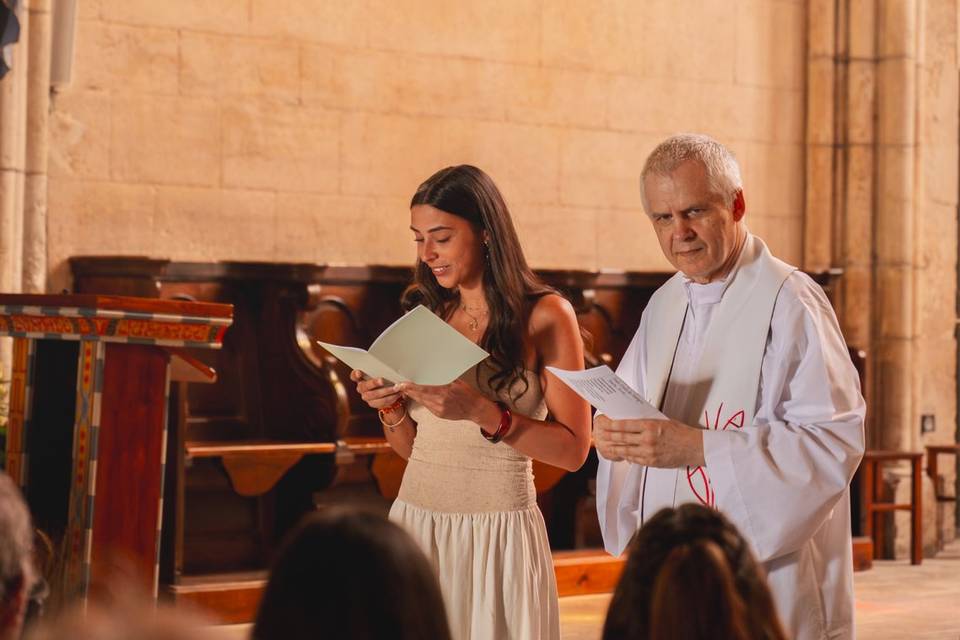 Dans l'eglise