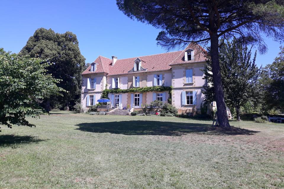 Facade sud du chateau