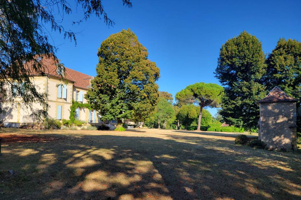 LE chateau vue de l'ouest