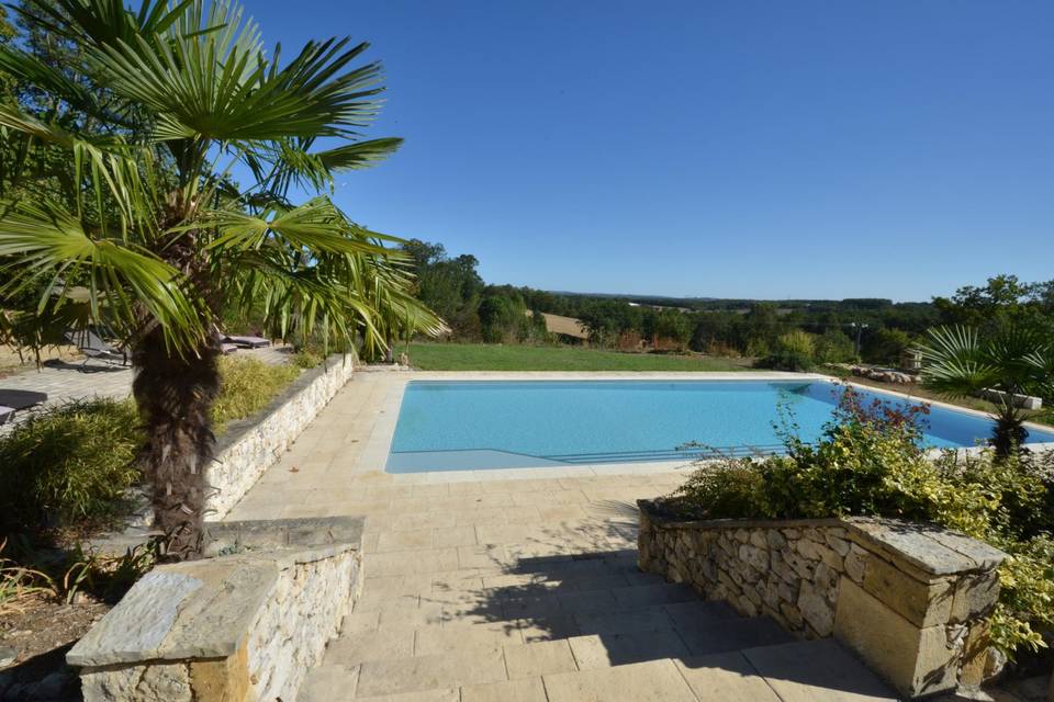 La piscine du château