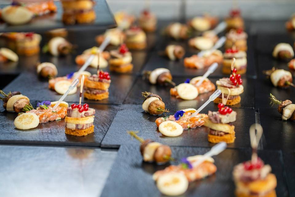 Buffet apéritif ardoise