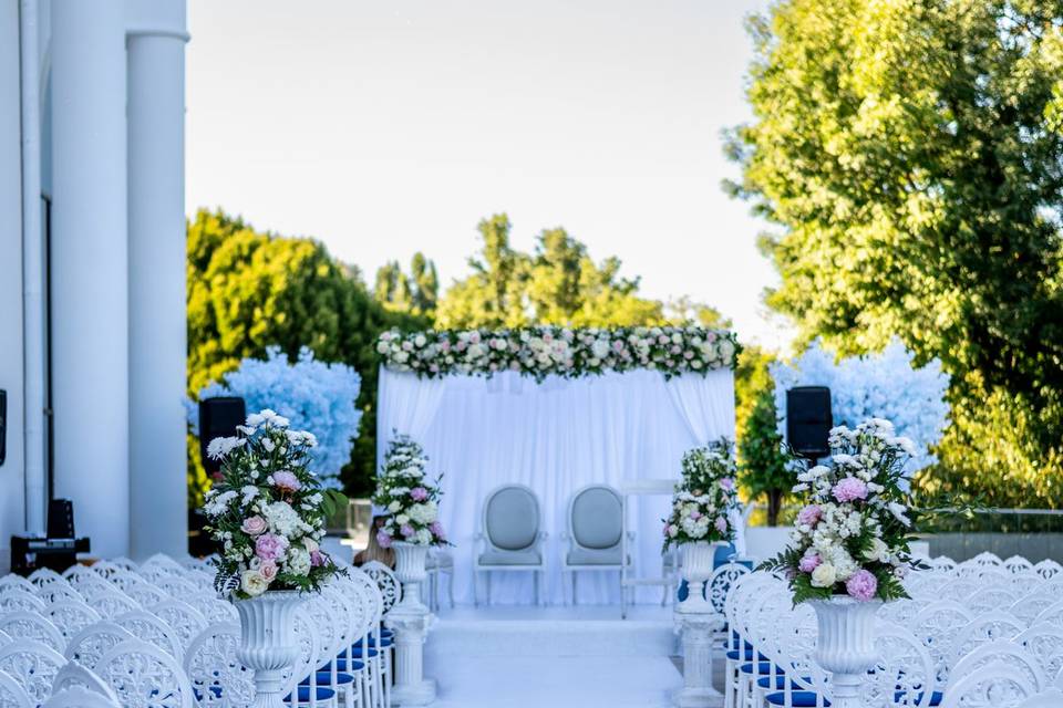 Cérémonie en terrasse
