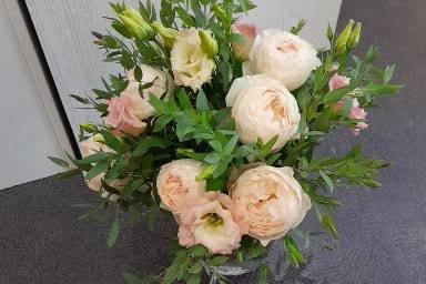 Bouquet de mariée pastel