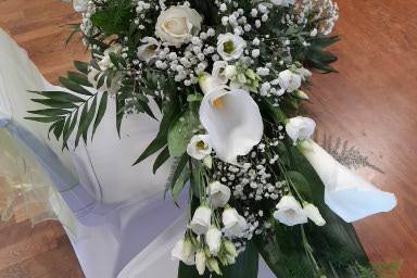 Bouquet de mariée chute