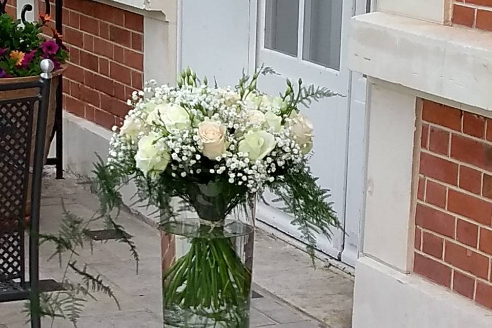 Bouquet avec vase (location)