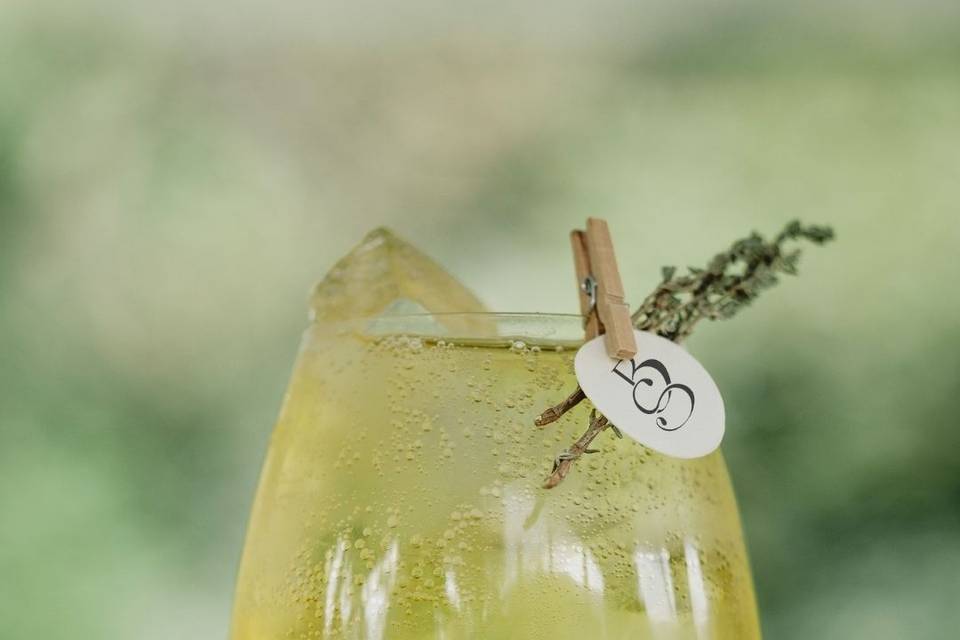 Cocktail verre à pied