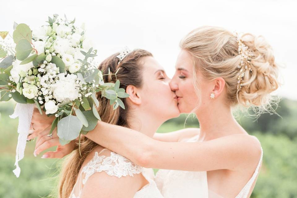 Remise du bouquet