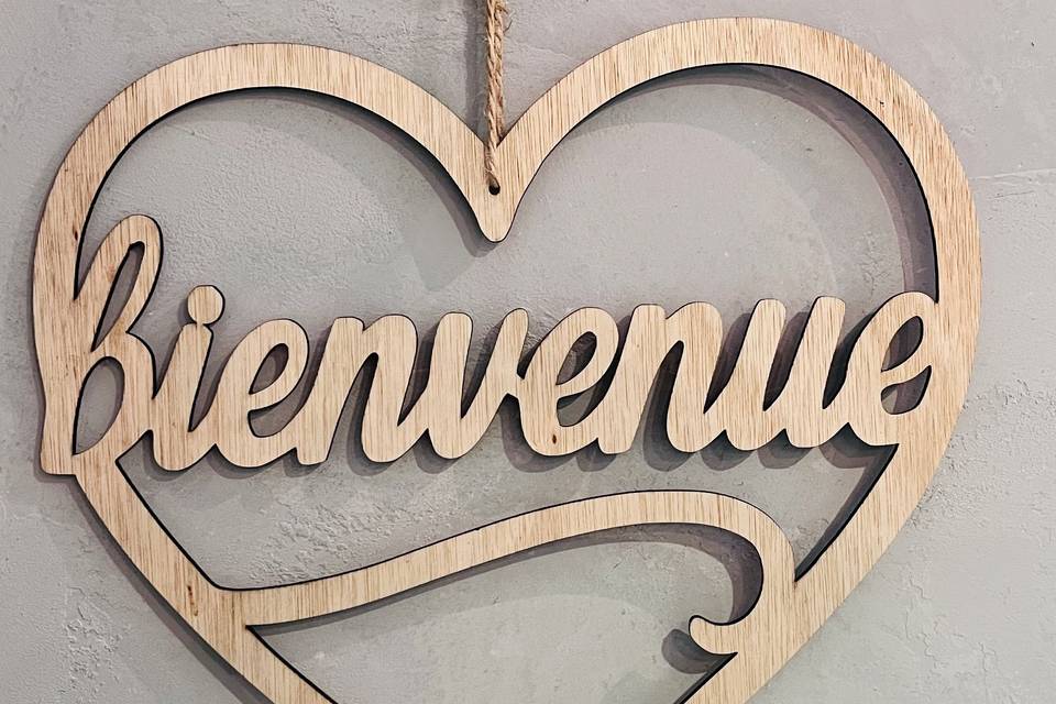 Cœur suspension a personnalise