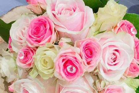 Bouquet de roses doux