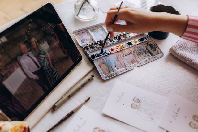 Animation portrait d'invité