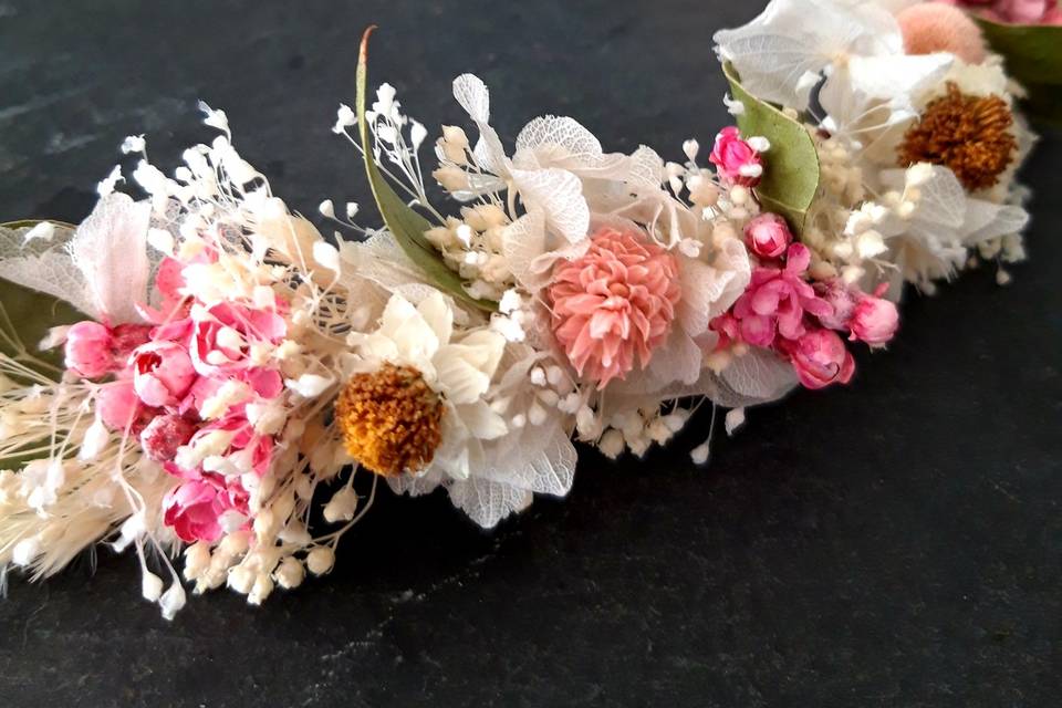 Couronne florale