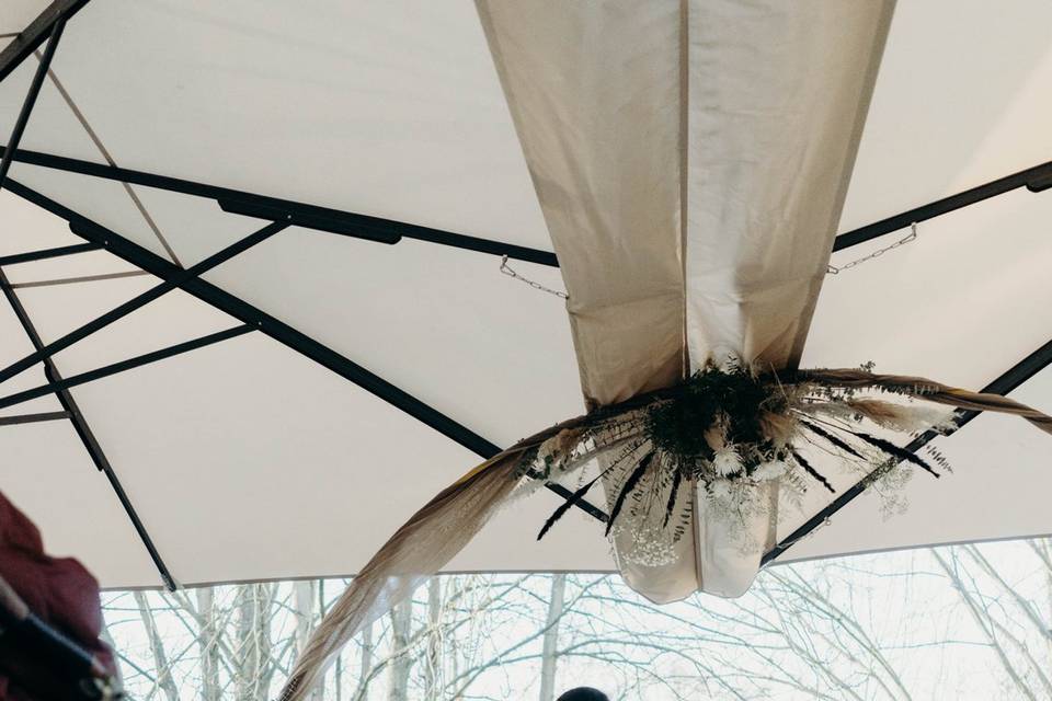 La cérémonie de mariage.