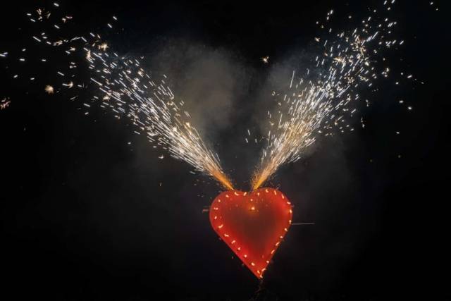 Coeur pyrotechnique