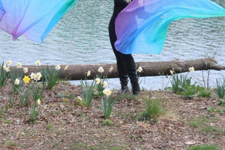 Danse avec des voiles.