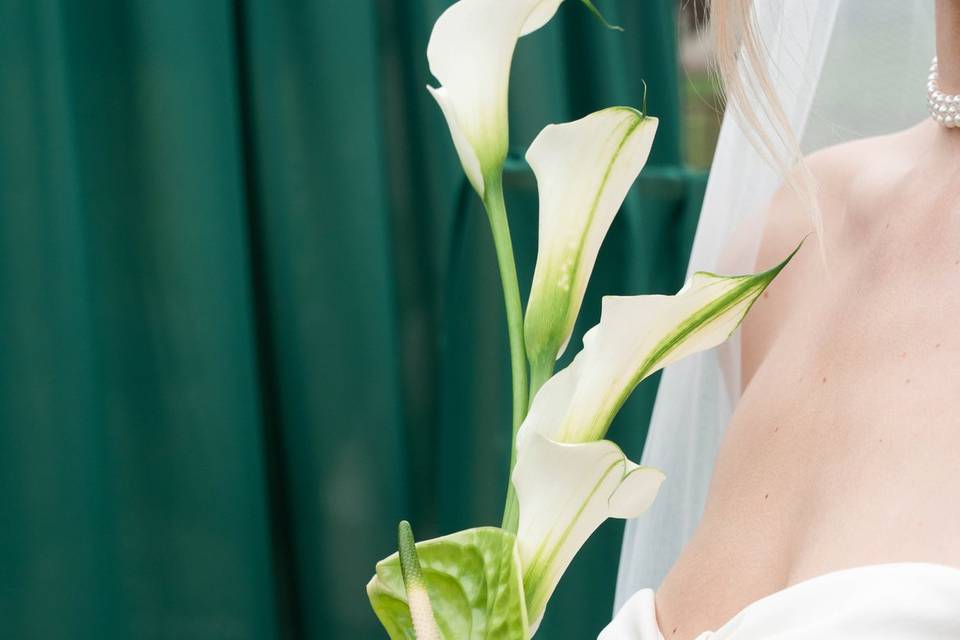 Bouquet de mariée moderne