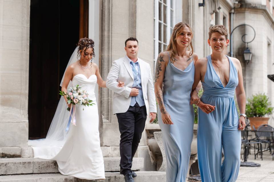 Arrivée de la mariée