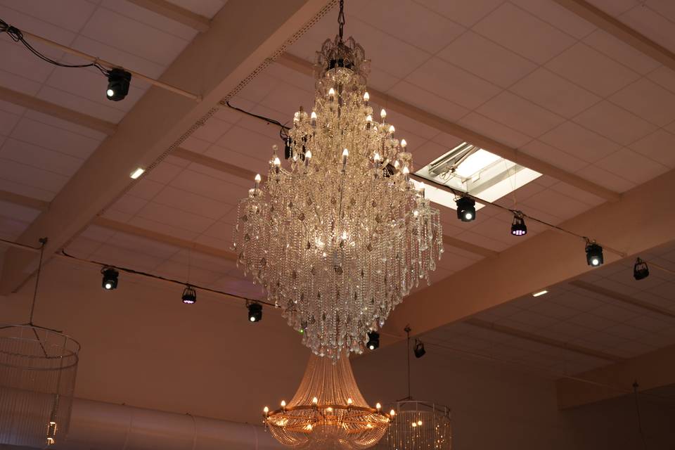 Lustres salle Cristal