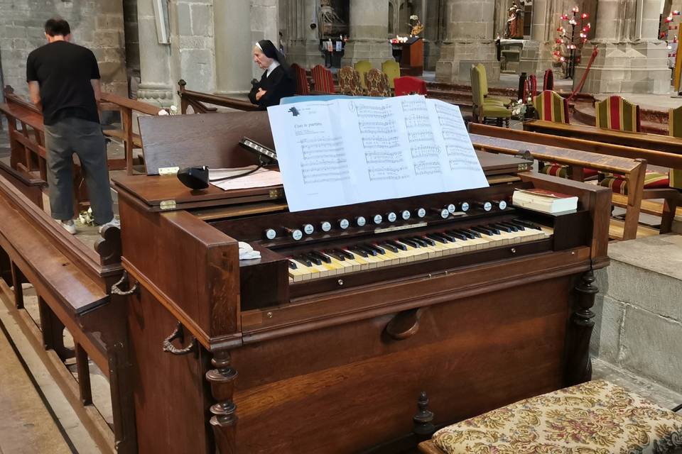 Et aussi à l'harmonium !!!