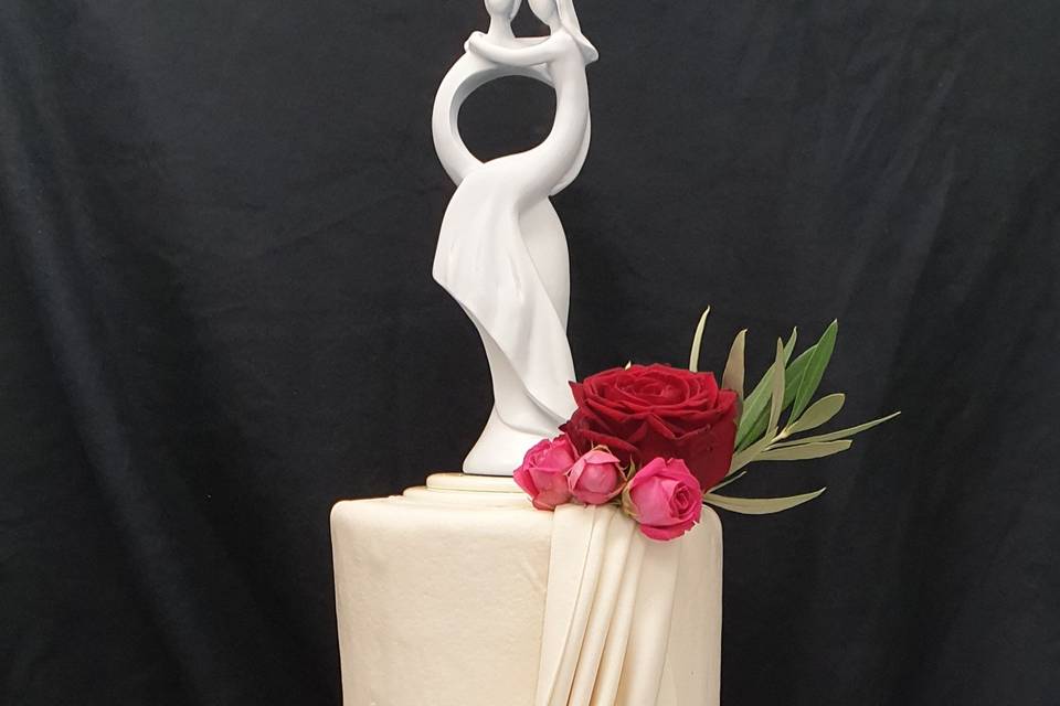 Wedding cake chic et champêtre