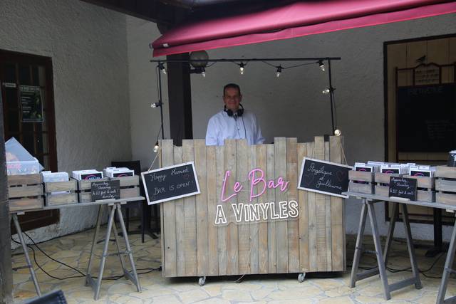 Bar à vinyles