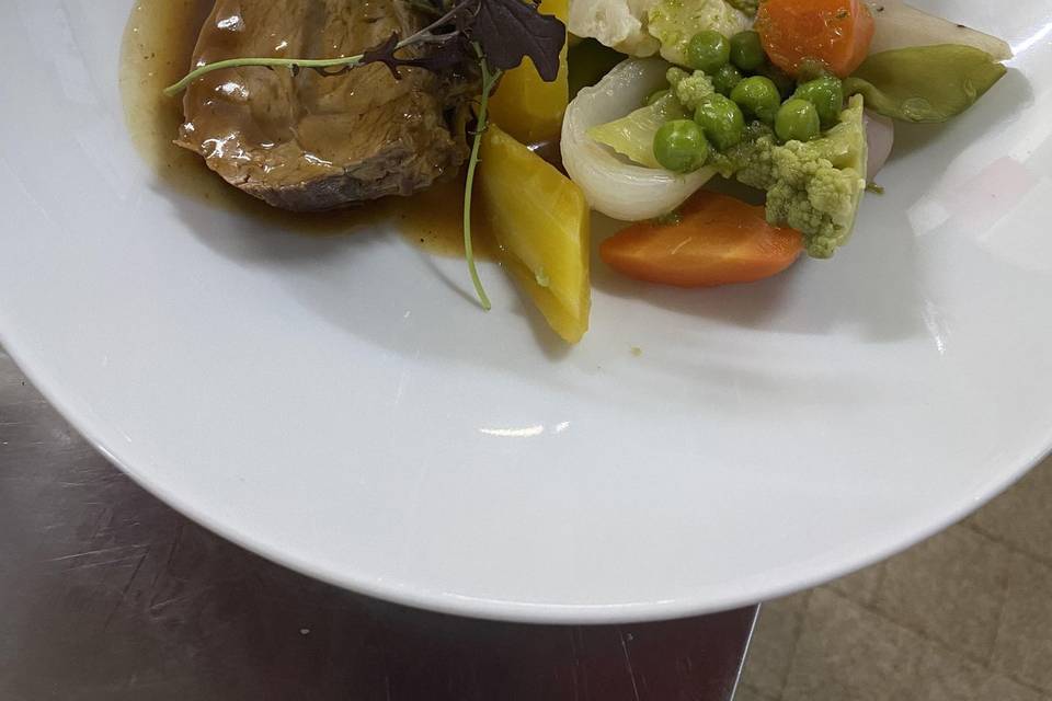Paleron de veau confit