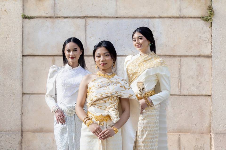 Tenues mariée en blanc