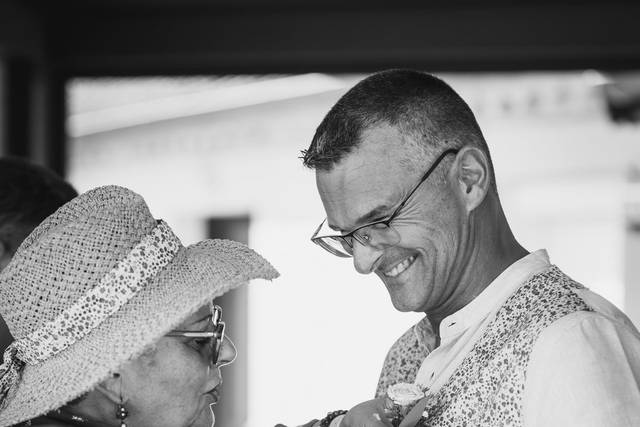 Le marié et sa maman