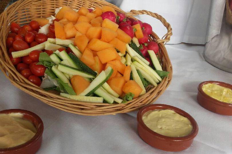 Corbeille légumes croquants