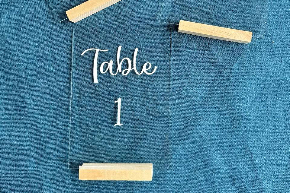 Numéro de table