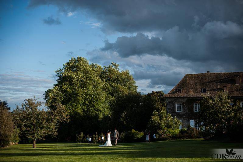 Mariage violet et blanc