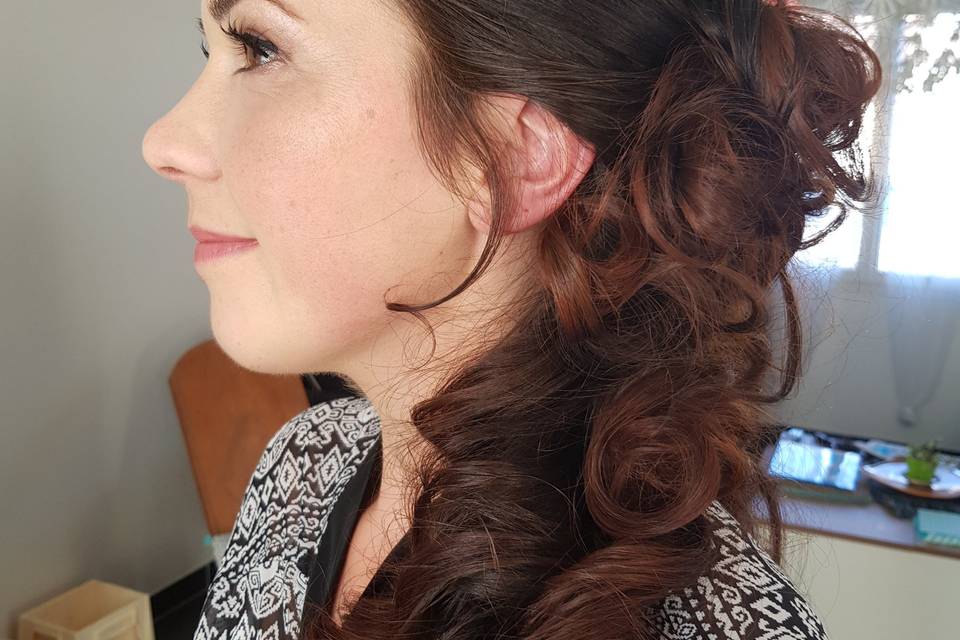 Coiffure maquillage mariée