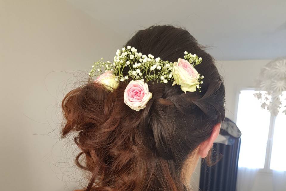 Coiffure maquillage mariée