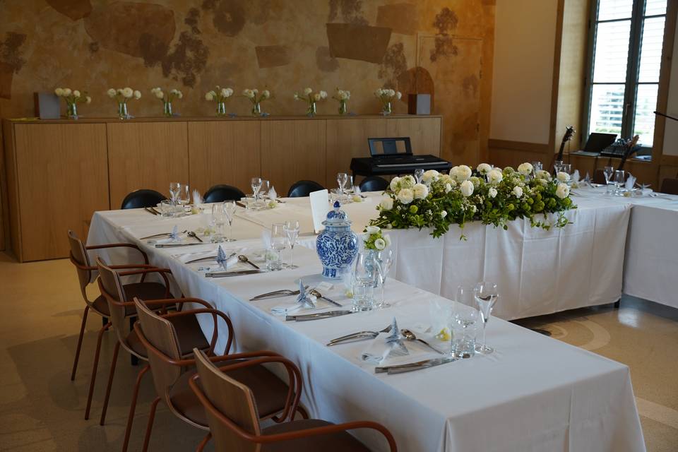 Table des mariés