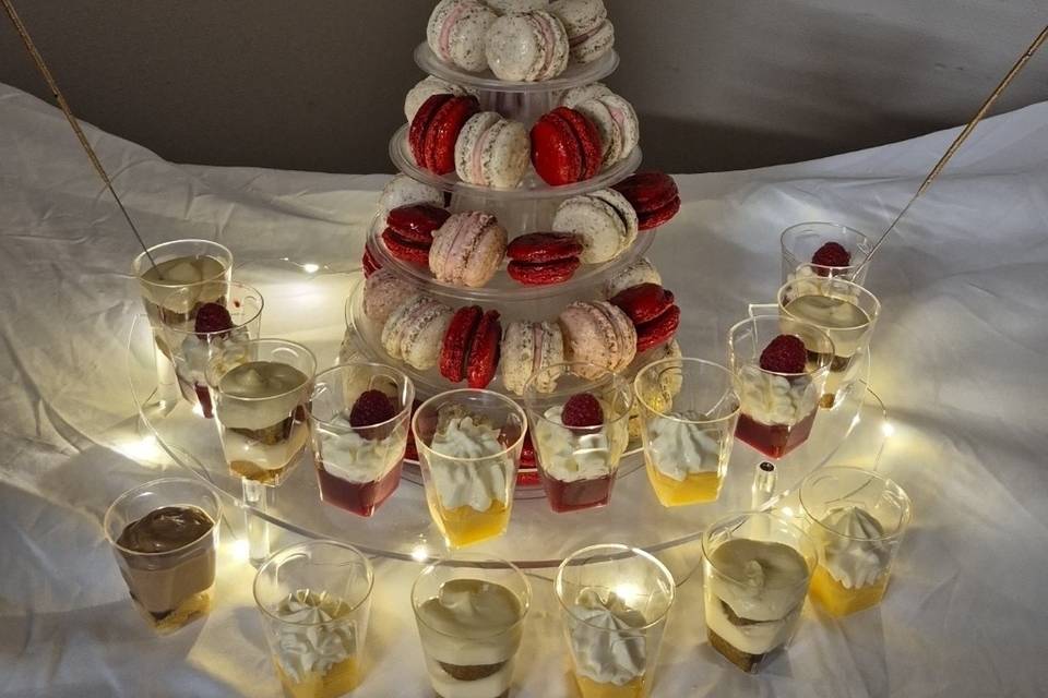 Macaron + verrines