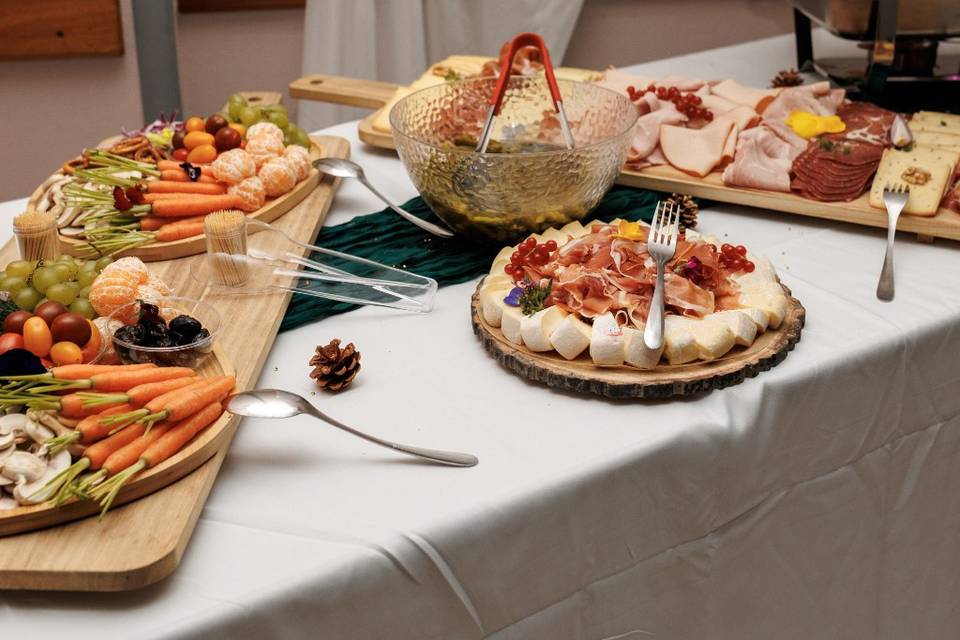 Mariage buffet raclette