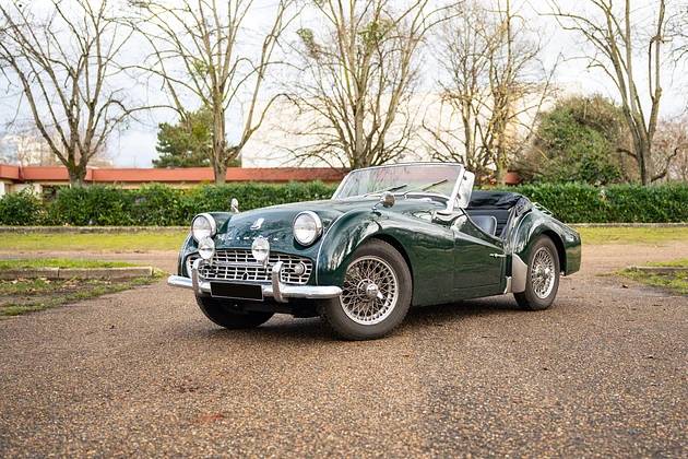 Triumph TR3 verte