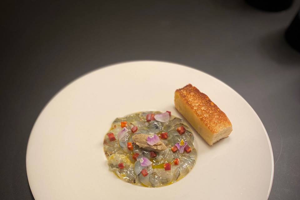 Carpaccio de gambas
