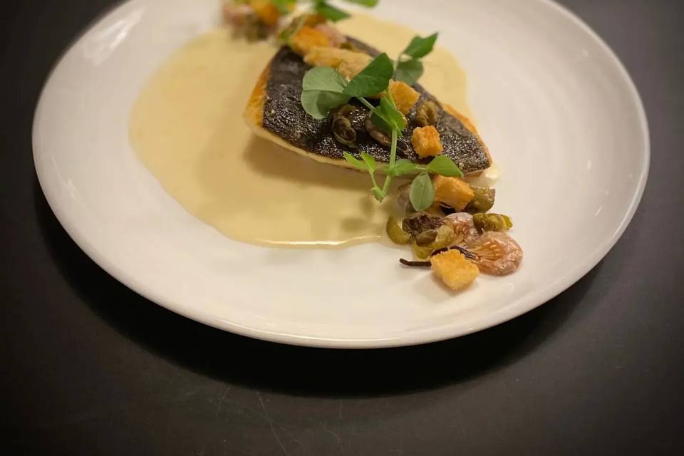 Turbot à la Grenobloise