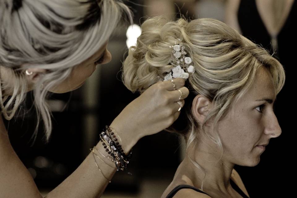 Coiffure de la mariée