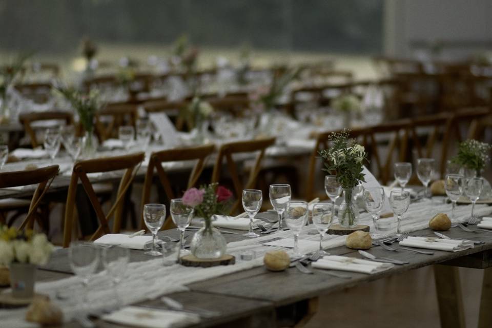 Déco table des mariés