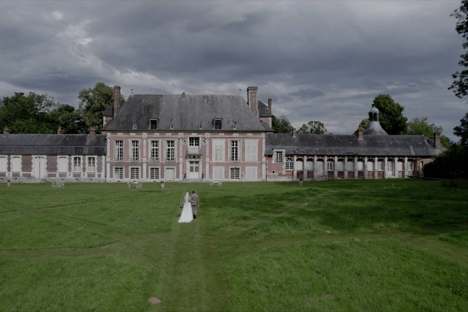 Drone - château de Bonnemare