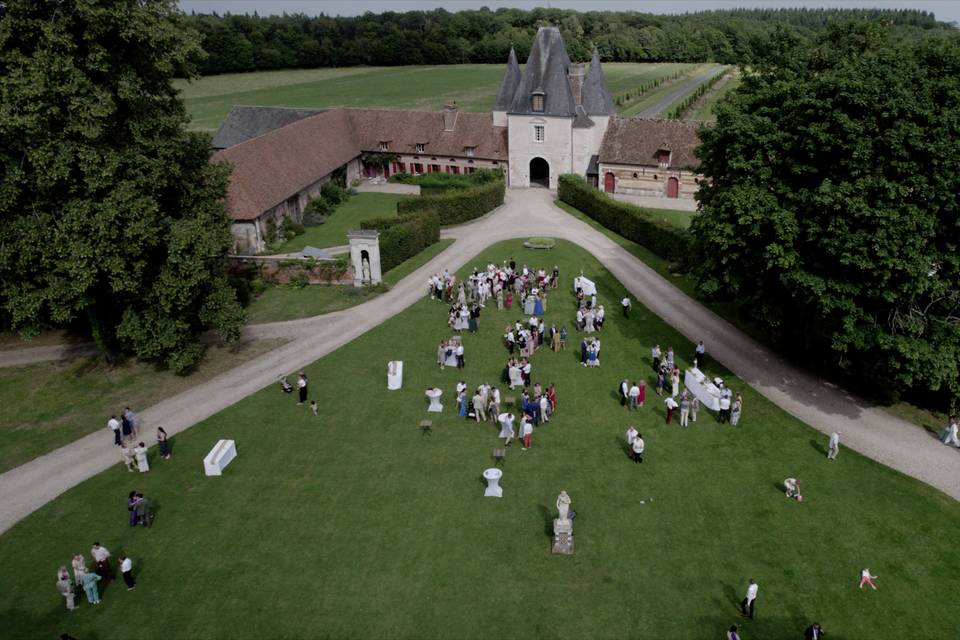 Drone - Château de bonnemare