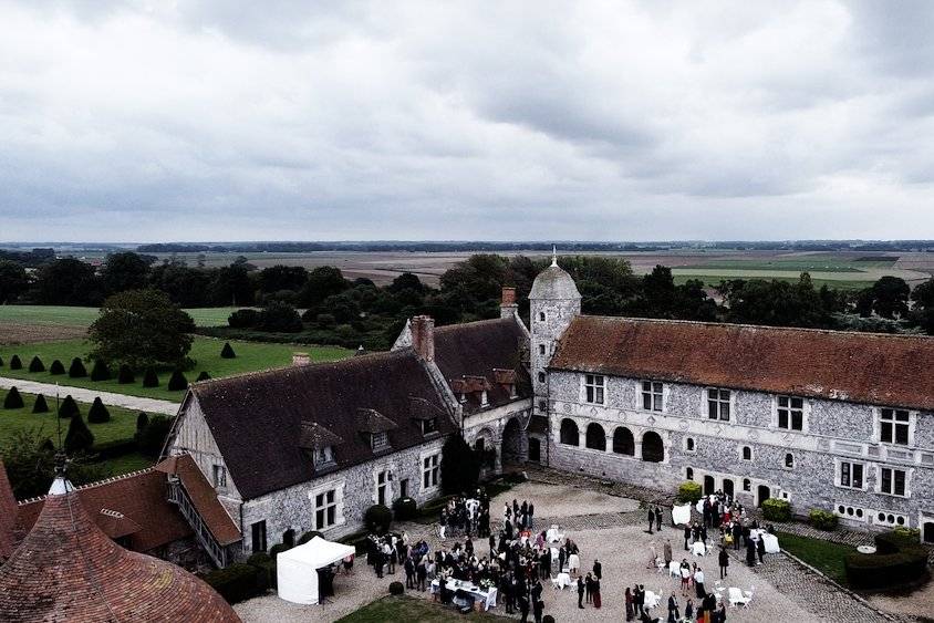 Manoir d'Ango - Vue drone