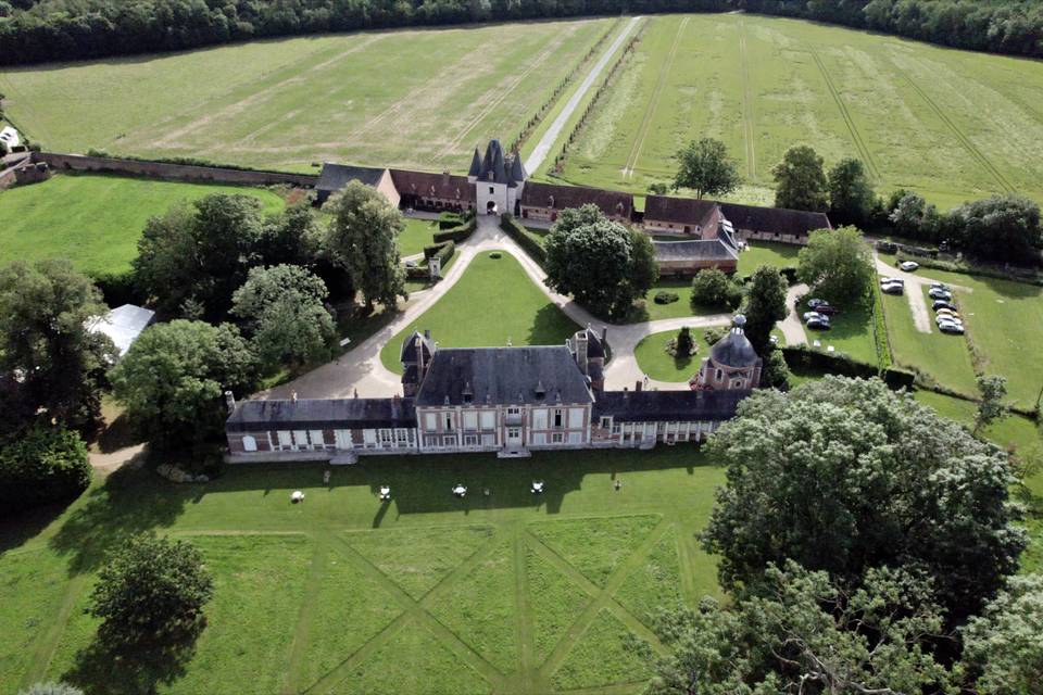 Drone - Château de Bonnemare