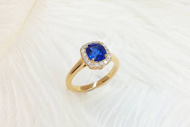 Bague Zéphyr saphir